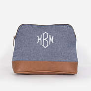 Denim Cosmetic Bag