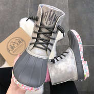 Confetti Duck Boots Selfie