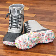 bottom of confetti duck boots