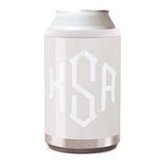 pearl white monogrammed can koolie