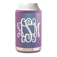 purple monogrammed can koolie