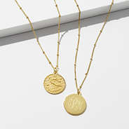 personalized zodiac necklace - aquarius