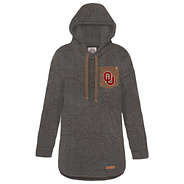 charcoal oklahoma sooners sherpa hoodie