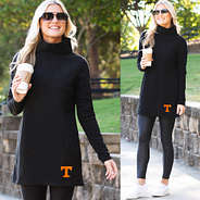 Black Tennessee Fleece Tunic with Leggings