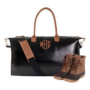 monogrammed overnighter