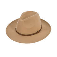 Felt Fedora in Camel