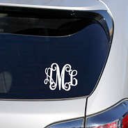 6 inch vinyl decal sticker on a car