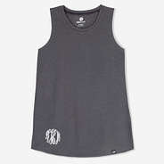 Monogrammed Basic Tank Top - Heathered Charcoal