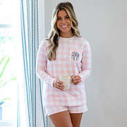 Gingham Shorts Lounge Fit