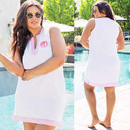 front and back of monogrammed sleeveless cover up