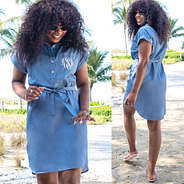 split image with mia - light chambray