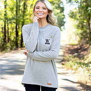 grey wofford terriers crewneck sweatshirt