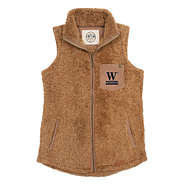 Wofford Sherpa Vest in Camel