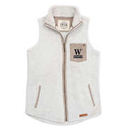 Wofford Sherpa Vest in Ivory