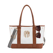 monogrammed expandable purse