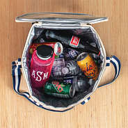 inside of personalized canvas cooler