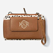 monogrammed phone wallet wristlet