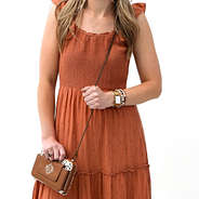 chain crossbody strap on phone wallet wristlet with dress