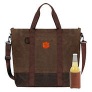 clemson waxed canvas cooler