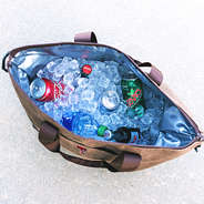 inside texas tech cooler tote