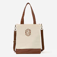 Monogrammed Canvas Bag in Ivory - 2024