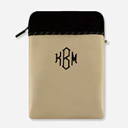 tan neoprene laptop case