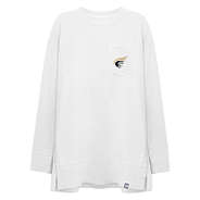 anderson trojans coastal crewneck in white