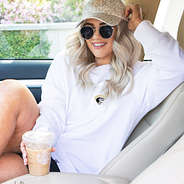 anderson trojans coastal crewneck in car