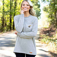 grey anderson trojans crewneck sweatshirt