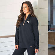 black anderson fleece pullover