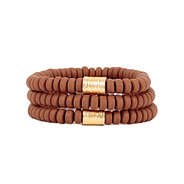 Clay Bead Bracelet - Hickory