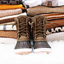 quilted duck boots
