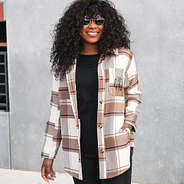 Tie Waist Shirt Jacket shacket open front