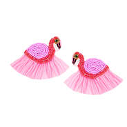 flamingo earrings