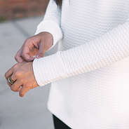 Florida Gators Quilted Sweatshirt Up Close