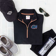Florida Gators Fleece Pullover with Baseball Hat and Sneakers