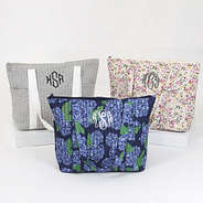 trio quilted tote bags