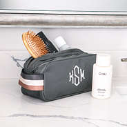 charcoal classic cosmetic case