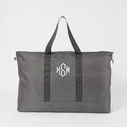 Monogrammed Classic Weekender in Charcoal