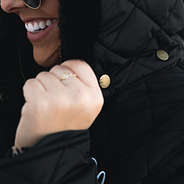 winter coat with snap hoodie