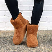 front of hickory sherpa boots with leggings