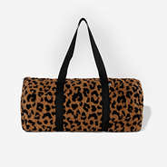 Sherpa Duffel Bag in Hickory Leopard