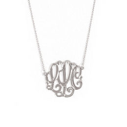 marley lilly monogram necklace