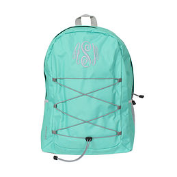 Monogrammed Leather/Canvas Backpacks — Marleylilly