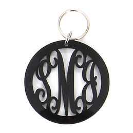 Multicolored Initial Keychain – Marleylilly