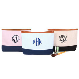 Monogrammed Cosmetic Case | Toiletry Bags | Marleylilly