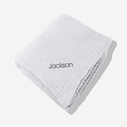 Monogrammed Cozy Throw From Marleylilly