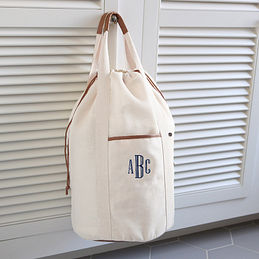 Personalized Travel Packable Laundry Bag | Marleylilly