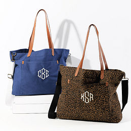 Monogrammed Carry All Tote