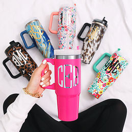 Monogrammed Travel Tumbler